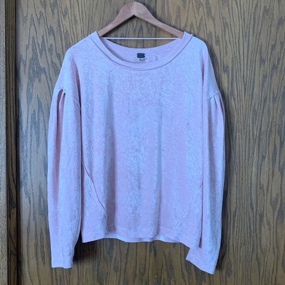 Free people Milan pink velvet top - Picture 3 of 6